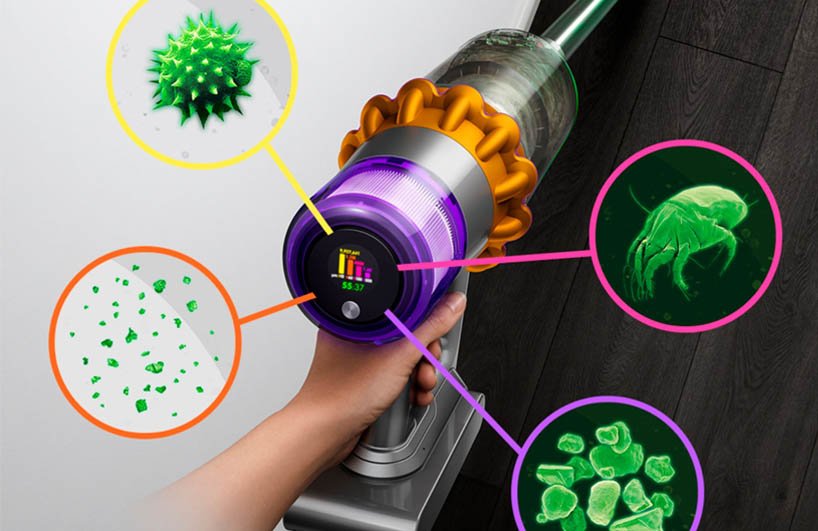 so sánh Dyson V15 và Dyson V12
