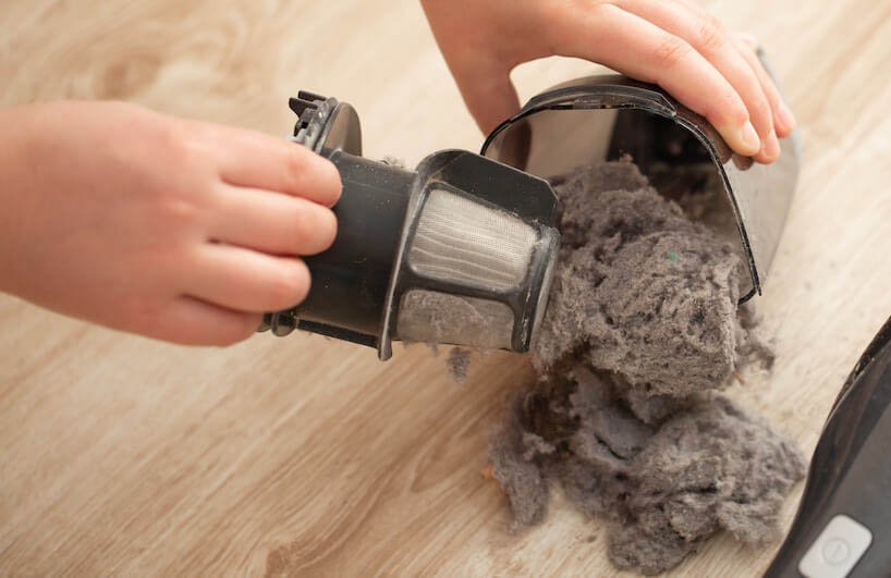 máy hút bụi thổi ngược bụi ra ngoài